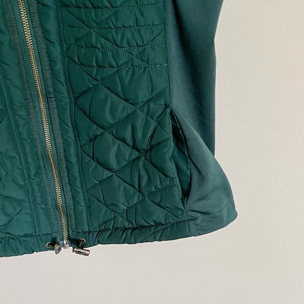 NEW Maurices Gilet Quilted Pine Green Zip Up Puffer Vest Women’s size Small - Picture 4 of 8